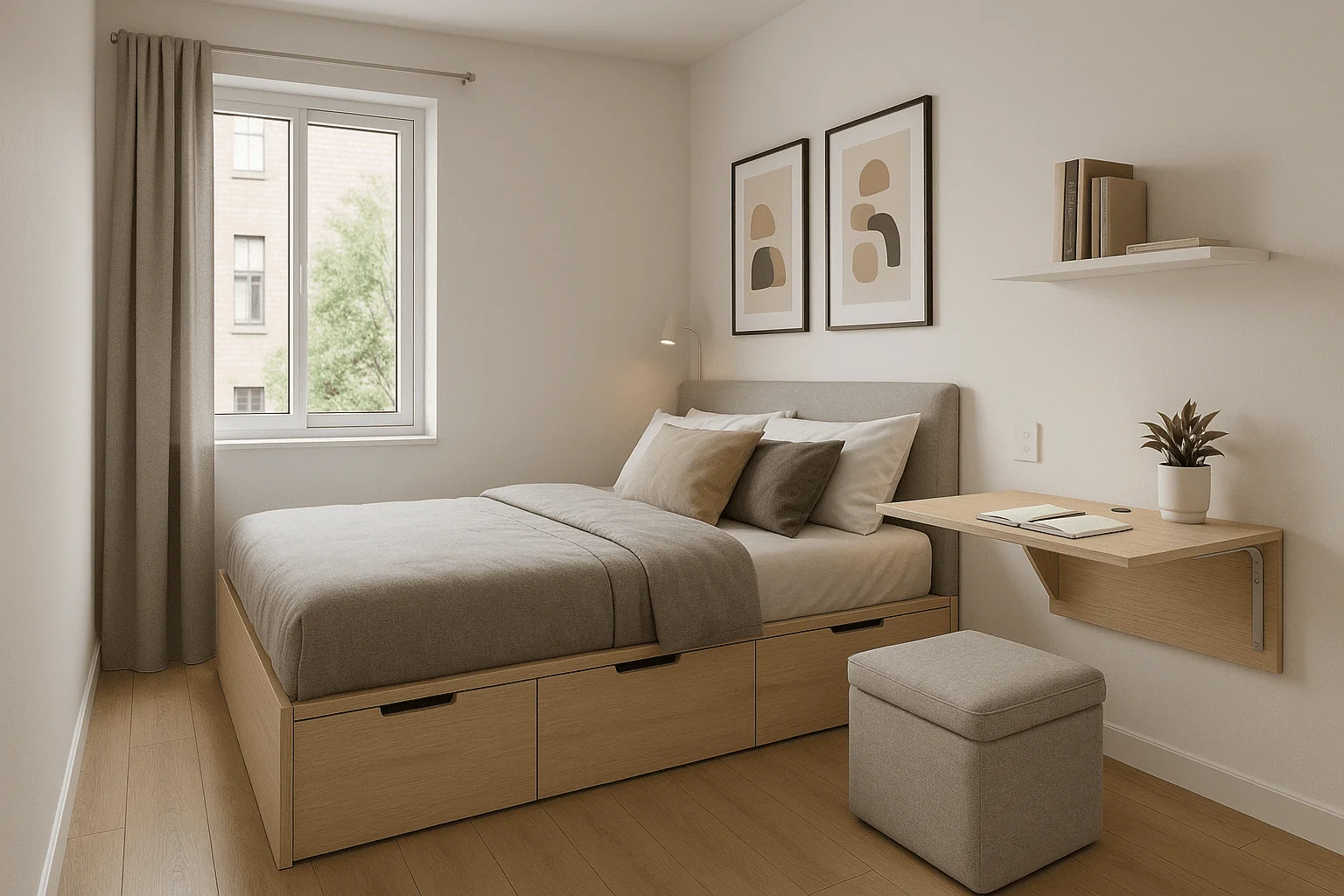 How to Make a Small Room Feel Spacious with Smart Design studio a2z gurugram interior design image